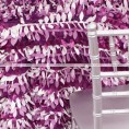 Leaf Petal Taffeta Table Linen - Multi Purple