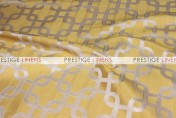 Links Jacquard Table Linen - Mustard