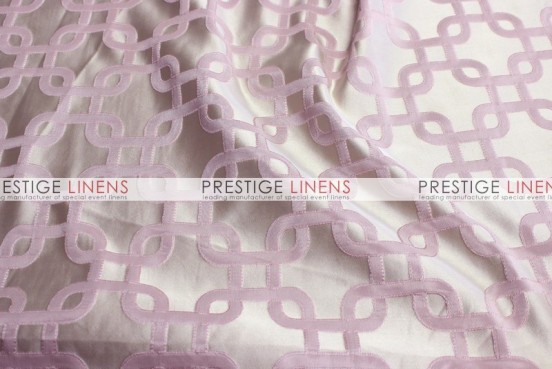 Links Jacquard Table Linen - Pink