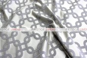 Links Jacquard Table Linen - Silver