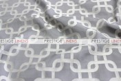 Links Jacquard Table Linen - Silver