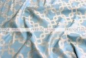 Links Jacquard Table Linen - Turquoise