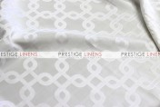 Links Jacquard Table Linen - White