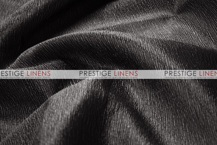 Luxury Textured Satin Table Linen - Black