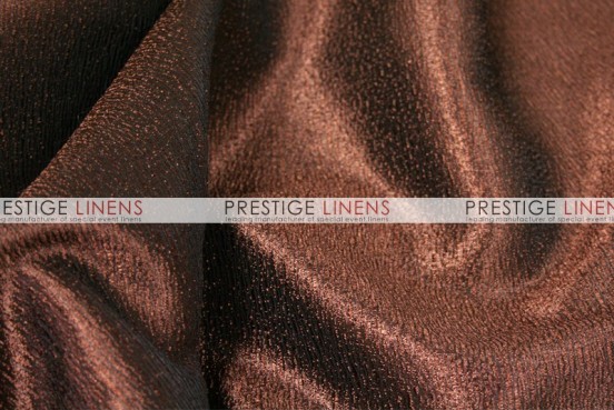 Luxury Textured Satin Table Linen - Brown