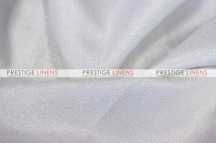Metallic Linen Table Linen - White