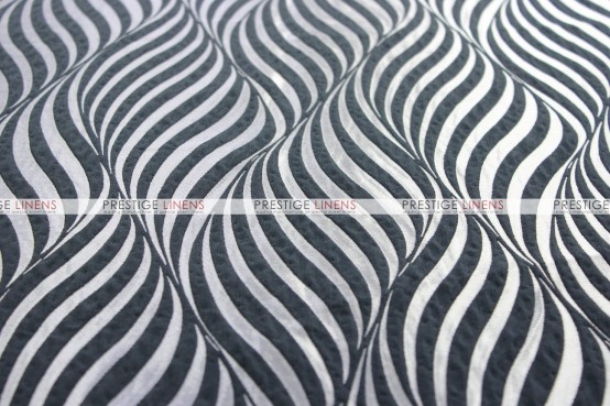 Morocco Table Linen - Black/Silver