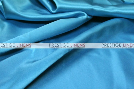 Mystique Satin (FR) Table Linen - Baja Turquoise