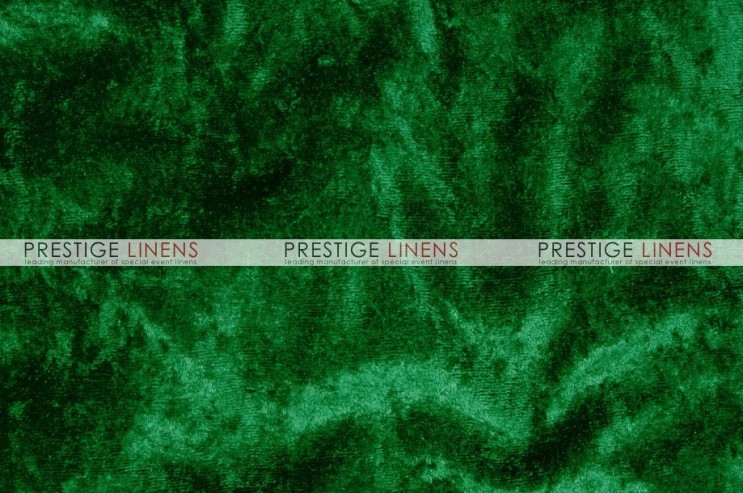 Panne Velvet Table Linen - Flag Green