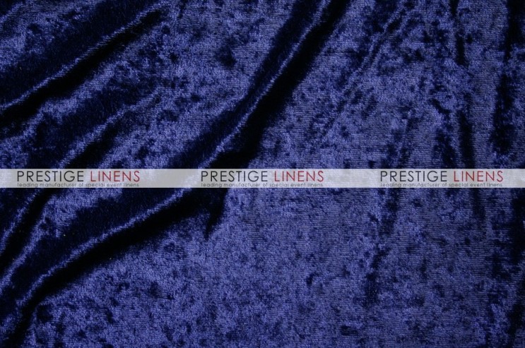 Panne Velvet Table Linen - Navy