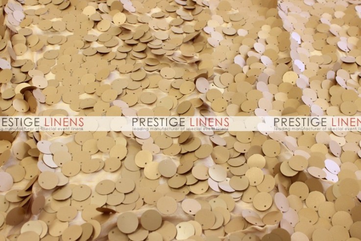 Payette Sequins (Dull) Table Linen - Gold (Dull)