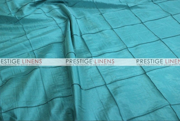 Pintuck Taffeta Table Linen - Aqua