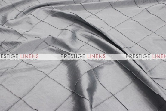 Pintuck Taffeta Table Linen - Silver