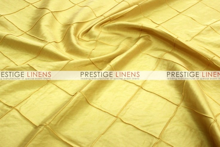 Pintuck Taffeta Table Linen - Yellow
