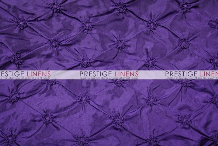 Pinwheel Taffeta Table Linen - Plum