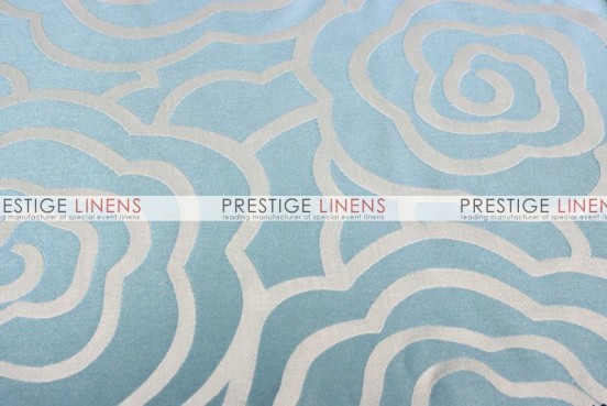 Rose Jacquard Table Linen - Turquoise