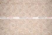 Rosette Chiffon Table Linen  -  Champagne