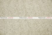 Rosette Chiffon Table Linen  -  Ivory