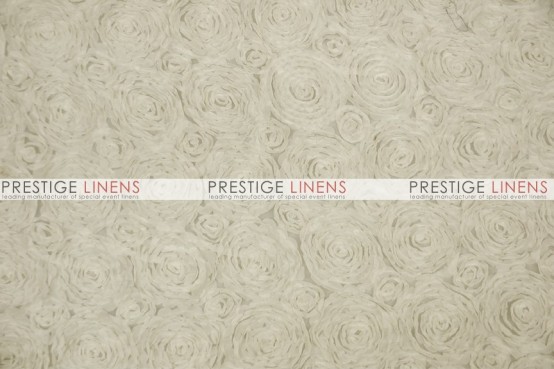 Rosette Chiffon Table Linen  -  Ivory