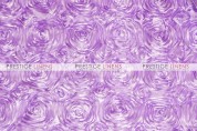 Rosette Satin Table Linen - Lavender