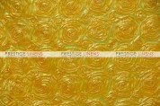 Rosette Satin Table Linen - Yellow