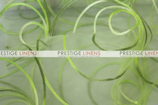 Sonata Sheer Table Linen - Lime