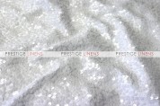 Taffeta Sequins Embroidery Table Linen - White