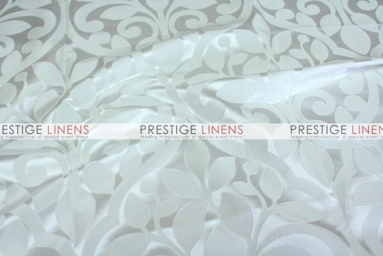 Tuscany Jacquard Table Linen - White