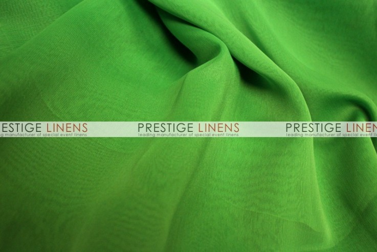 Two Tone Chiffon Table Linen - Apple Green