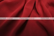 Two Tone Chiffon Table Linen - Dk Red