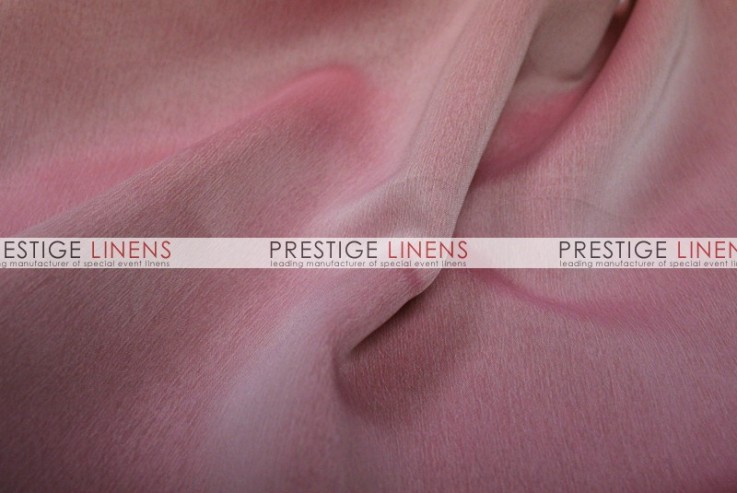 Two Tone Chiffon Table Linen - Dk Rose