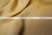 Two Tone Chiffon Table Linen - Mustard/White