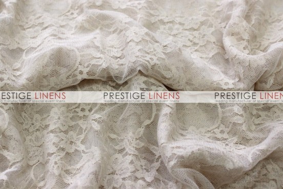 Victorian Stretch Lace Table Linen - Champagne