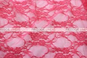 Victorian Stretch Lace Table Linen - Dk Coral