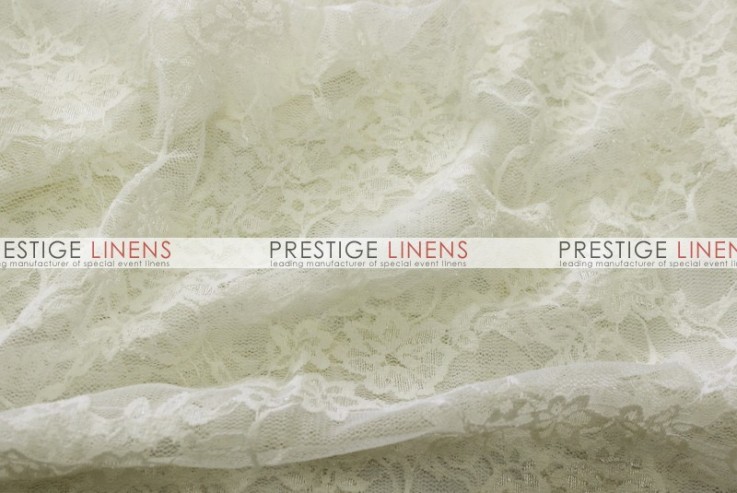 Victorian Stretch Lace Table Linen - Ivory