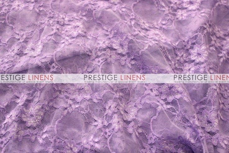 Victorian Stretch Lace Table Linen - Lilac