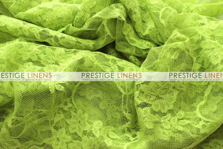 Victorian Stretch Lace Table Linen - Lime