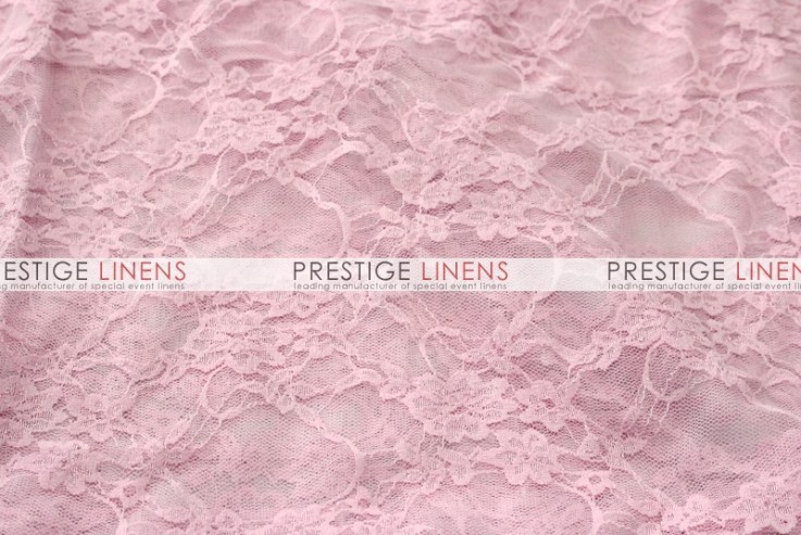 Victorian Stretch Lace Table Linen - Pink