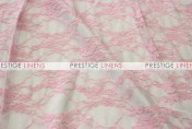 Victorian Stretch Lace Table Linen - Pink