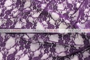 Victorian Stretch Lace Table Linen - Plum
