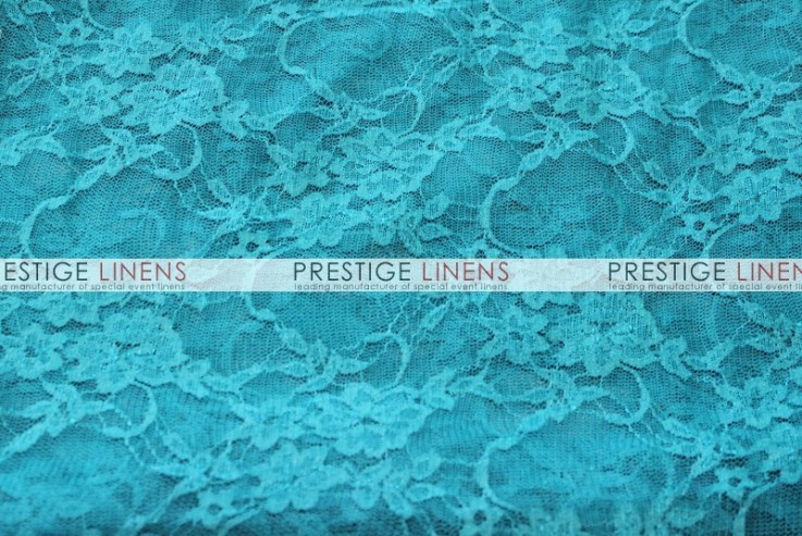 Victorian Stretch Lace Table Linen - Teal