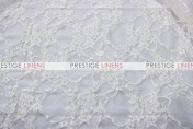 Victorian Stretch Lace Table Linen - White