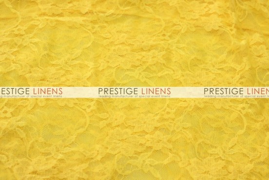 Victorian Stretch Lace Table Linen - Yellow