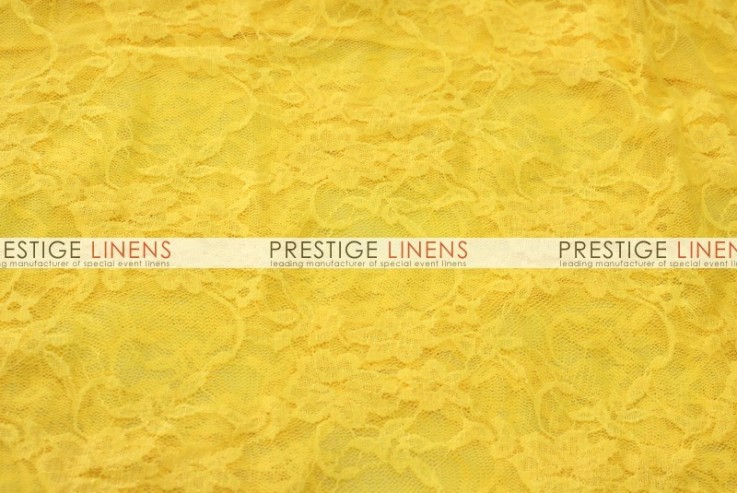 Victorian Stretch Lace Table Linen - Yellow
