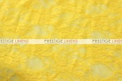 Victorian Stretch Lace Table Linen - Yellow