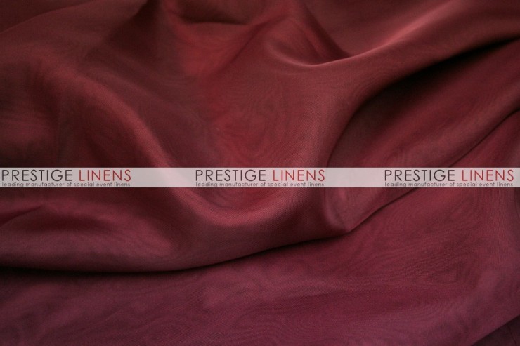 Voile Table Linen - Burgundy