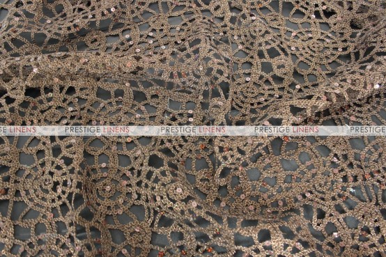 Chemical Lace Table Runner - Brown