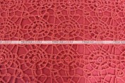Chemical Lace Table Runner - Red