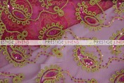 Coco Paisley Table Runner - Fuchsia