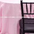 Crushed Taffeta Table Runner - 527 Pink